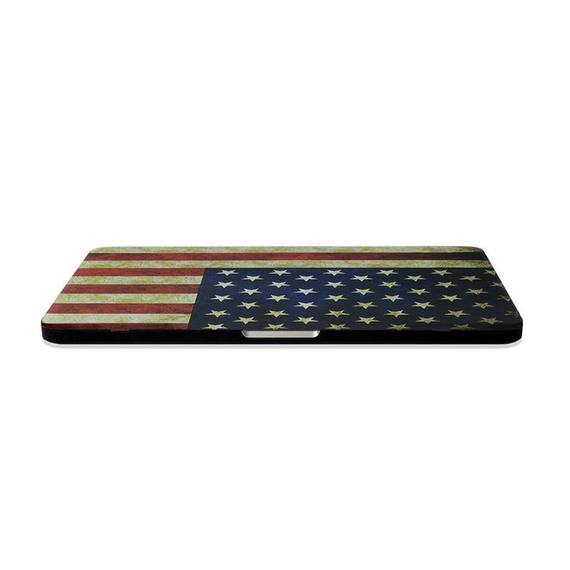 UESWILL Rubberized Unique Pattern Solid Hard Shell Case Compatible with MacBook Pro (Retina, 13-inch, Late 2012 to Early 2015) Model A1425 / A1502, NO CD-ROM, US Flag - Image 3